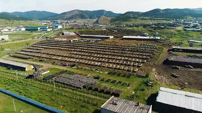 “Choáng” trước số lượng xe tăng trong tình trạng bảo quản sẵn sàng chiến đấu của Nga