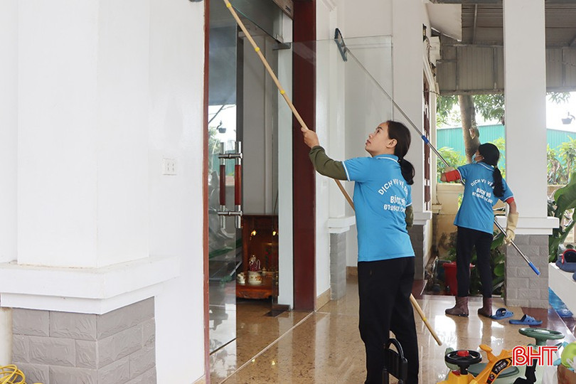 Dịch vụ dọn nhà sạch sẽ càng đắt khách vào những ngày gần Tết. bqbht_br_7915.jpg