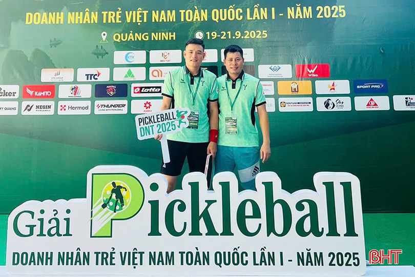 Hội Doanh nhân trẻ Hà Tĩnh tham dự Giải Pickleball Doanh nhân trẻ Việt Nam toàn quốc lần thứ I năm 2025. bqbht_br_4.jpg