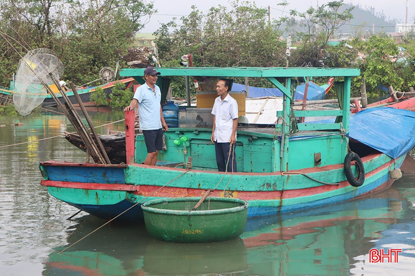 Ngư dân xã Thiên Cầm mong muốn các cấp, các ngành đầu tư mở rộng nơi tránh trú bão ở thôn Hải Bắc để đảm bảo an toàn cho tàu thuyền khi bão lớn đổ bộ vùng biển Cửa Nhượng. bqbht_br_0067.jpg