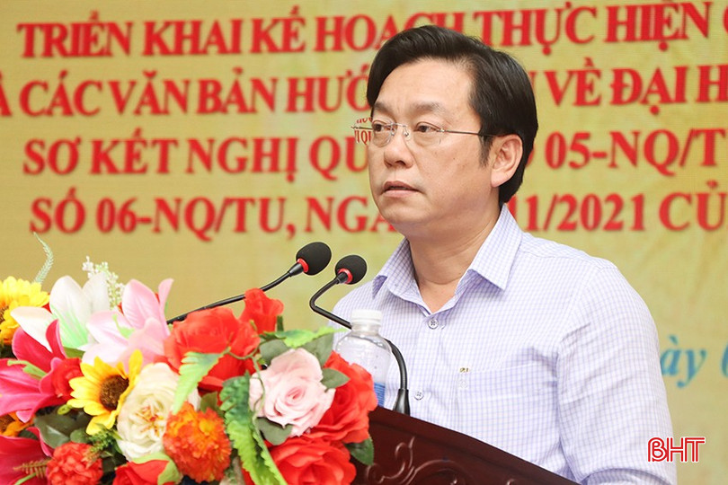 Bí thư Huyện ủy Nguyễn Văn Thành kết luận hội nghị. 3565-531.jpg