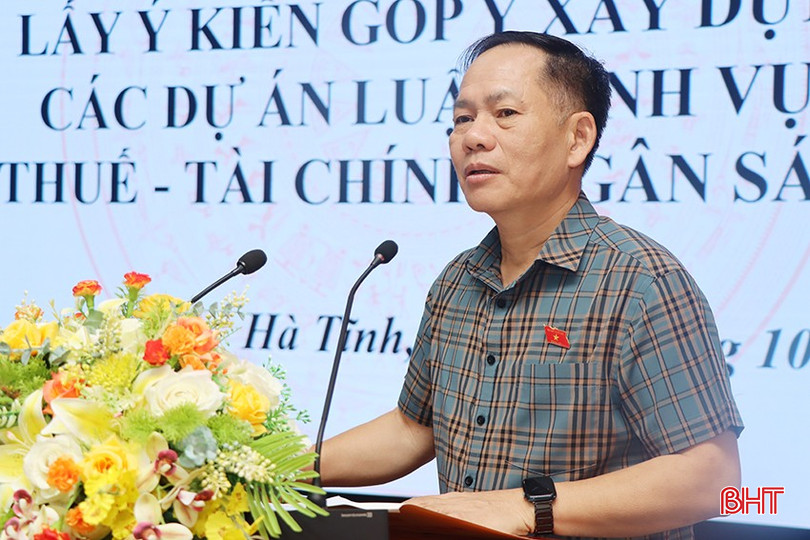 Phó Trưởng đoàn chuyên trách Đoàn ĐBQH tỉnh Trần Đình Gia kết luận hội nghị. 3804-9529.jpg