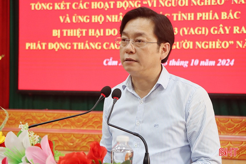 Bí thư Huyện ủy Cẩm Xuyên Nguyễn Văn Thành: Đề nghị MTTQ các cấp tổ chức hoạt động chặt chẽ, sử dụng có hiệu quả nguồn Quỹ “ Vì người nghèo"; Ủy ban MTTQ huyện phối hợp với các phòng, ngành theo dõi các mô hình sinh kế từ trước đến nay để nâng cao hiệu quả các mô hình... 4684-532-3386.jpg
