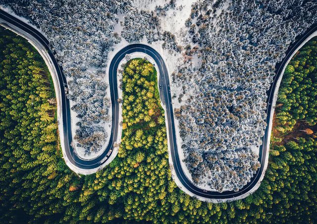 Ngắm rừng cây hai mùa đan xen đẹp nao lòng