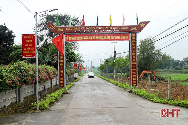Tùng Ảnh quyết tâm đạt chuẩn xã NTM kiểu mẫu vào tháng 6/2019