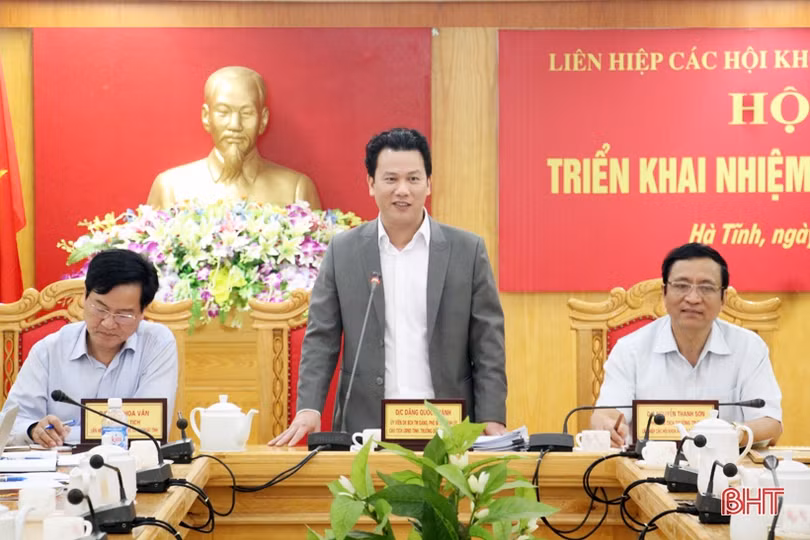 Chuẩn bị tổ chức tốt Đại hội Liên hiệp các Hội KH&KT Hà Tĩnh nhiệm kỳ 2018 - 2023