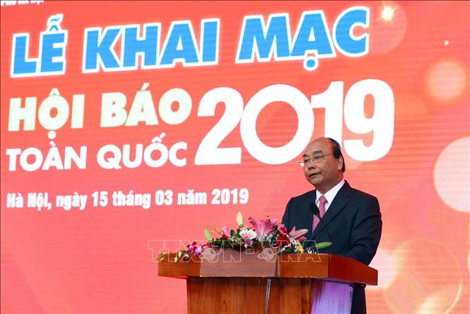Thủ tướng Nguyễn Xuân Phúc dự khai mạc Hội báo toàn quốc năm 2019