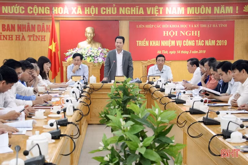 Chuẩn bị tổ chức tốt Đại hội Liên hiệp các Hội KH&KT Hà Tĩnh nhiệm kỳ 2018 - 2023