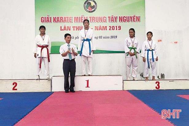 Hà Tĩnh thắng lớn tại Giải Karatedo khu vực miền Trung - Tây Nguyên 2019