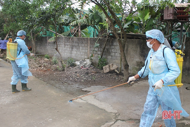 TP Hà Tĩnh cấp hơn 150 lít hoá chất phòng dịch bệnh tả lợn Châu Phi