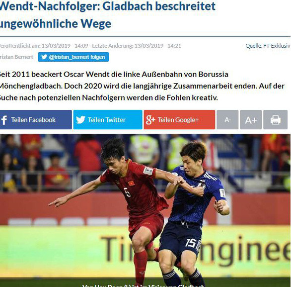 “Đại gia” của Bundesliga muốn chiêu mộ Đoàn Văn Hậu