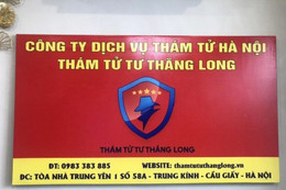 Thám tử tư Thăng Long - dịch vụ thám tử Hà Nội uy tín, đáng tin cậy