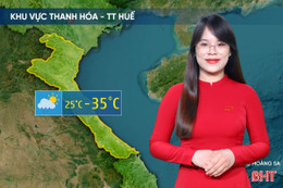 Thời tiết Hà Tĩnh hôm nay 19/5: Nắng nóng trở lại, nhiệt độ cao nhất 36°C