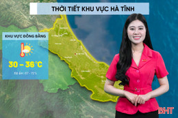 Thời tiết Hà Tĩnh hôm nay 29/5: Ngày nắng nóng, có mưa vài nơi