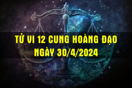 Tử vi 12 cung hoàng đạo ngày 30/4/2024: Song Tử lạc quan, Bảo Bình bận rộn