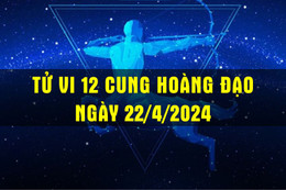 Tử vi 12 cung hoàng đạo ngày 22/4/2024: Ma Kết hài lòng, Bọ Cạp lo lắng