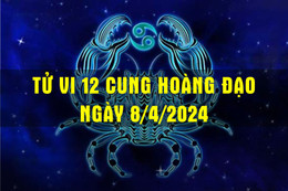 Tử vi vui 12 cung hoàng đạo ngày 8/4/2024: Ma Kết nóng nảy, Song Ngư yên bình