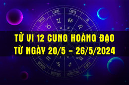 Tử vi 12 cung hoàng đạo tuần mới từ 20/5 đến 26/5/2024: Bạch Dương, Sư Tử có nhiều cơ hội