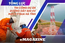 Tổng lực thi công dự án đường dây 500kV mạch 3 qua Hà Tĩnh