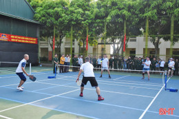 BĐBP Hà Tĩnh khai mạc tuần văn hóa, thể thao và ra mắt CLB Pickleball