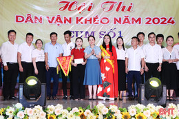 Cẩm Thành nhất Hội thi "Dân vận khéo" cụm 1 huyện Cẩm Xuyên