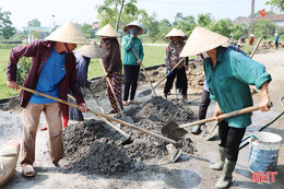 Cẩm Xuyên huy động sức dân, thi đua sôi nổi hướng về ngày hội lớn