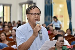 Cử tri thị xã Hồng Lĩnh đề nghị ưu tiên đầu tư mở rộng không gian đô thị