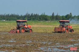 Hà Tĩnh chủ động gieo cấy sớm lúa hè thu