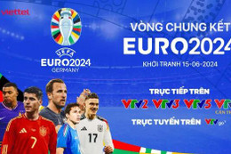 VTV phát sóng VCK EURO 2024