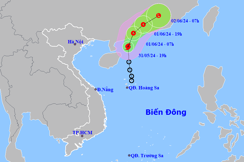 Công điện về việc ứng phó với cơn bão số 1