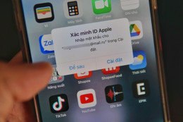 Thông báo 'xác minh ID Apple' gây hoang mang