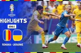 Highlights ROMANIA vs UKRAINE: Hai siêu phẩm sút xa, sụp đổ quá chóng vánh