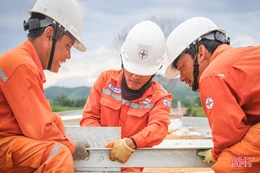 Tăng tốc trên công trường đường dây 500 kV mạch 3 đoạn qua Hà Tĩnh
