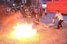 Sẵn sàng hội thi nghiệp vụ “Tổ liên gia an toàn phòng cháy, chữa cháy”