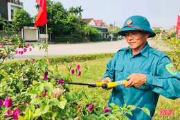 Thôn đội trưởng điển hình trong phong trào thi đua quyết thắng