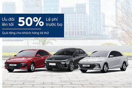 Lái thử xe Hyundai tại Showroom Hyundai Hà Tĩnh.