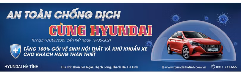 Hyundai Hà Tĩnh tặng quà tri ân khách hàng