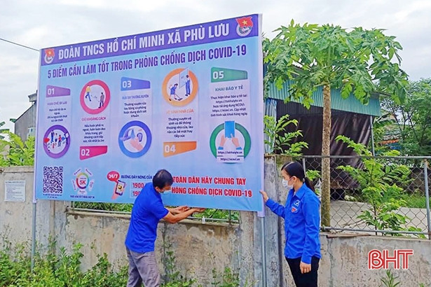 Nâng cấp độ phòng, chống Covid-19 trong chiến dịch tình nguyện hè tại Hà Tĩnh 