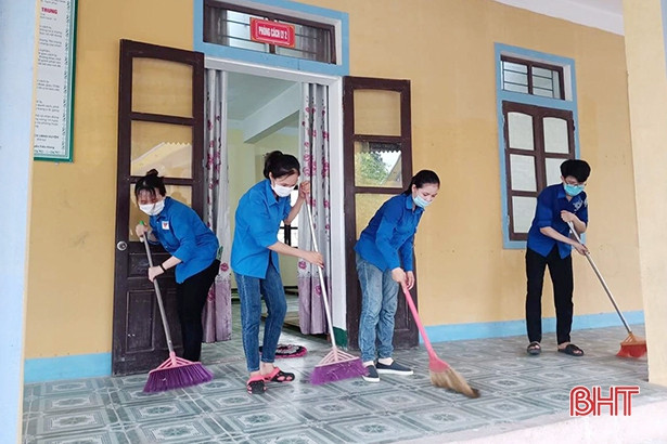 Nâng cấp độ phòng, chống Covid-19 trong chiến dịch tình nguyện hè tại Hà Tĩnh 