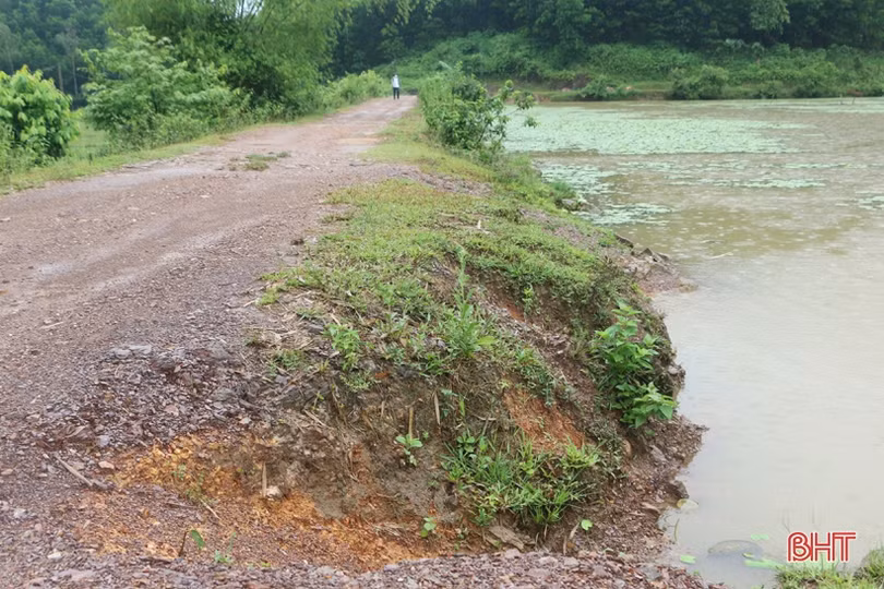 Đập Khe Nải “rệu rã”, người dân huyện miền núi Hà Tĩnh canh cánh nỗi lo 