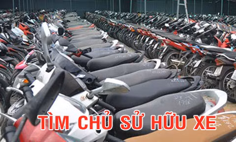 Tìm chủ sở hữu 36 xe máy không rõ nguồn gốc, xuất xứ ảnh 1 Tìm chủ sở hữu 36 xe máy không rõ nguồn gốc, xuất xứ
