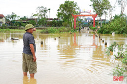 Lũ sông La dâng cao, hơn 200 hộ dân bị chia cắt