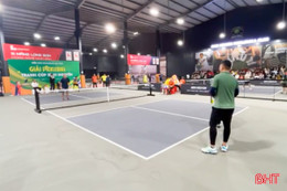 Bán kết Giải pickleball tranh cúp Bình Nguyên nội dung đôi nam trình 4.9