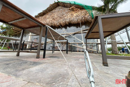 Khẩn trương phòng chống bão cho các khu du lịch ở Hà Tĩnh 