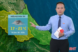 Dự báo thời tiết Hà Tĩnh ngày 12/12: Có mưa vừa đến mưa to, nhiệt độ thấp nhất 17 độ C