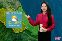 Dự báo thời tiết Hà Tĩnh hôm nay 6/10: Ngày nắng, chiều tối và đêm có mưa