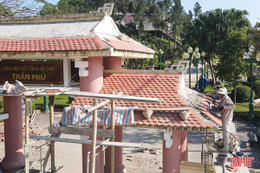 Đẩy nhanh tiến độ thi công dự án tôn tạo, nâng cấp Khu di tích Tổng Bí thư Trần Phú 