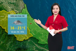 Dự báo thời tiết Hà Tĩnh hôm nay 13/2: Các khu vực có mưa nhỏ rải rác, trời rét