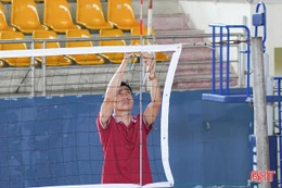 Trước "giờ G" Giải Bóng chuyền nam thanh niên Hà Tĩnh