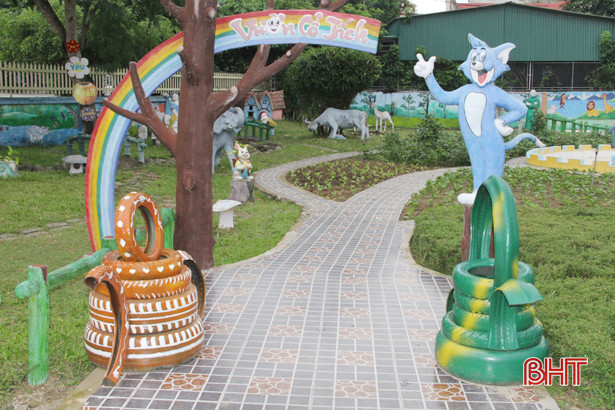 “Lạc” vào ngôi trường mầm non bậc nhất ở Nghi Xuân